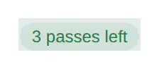 SwiftEnroll class pass badge reading 3 passes left